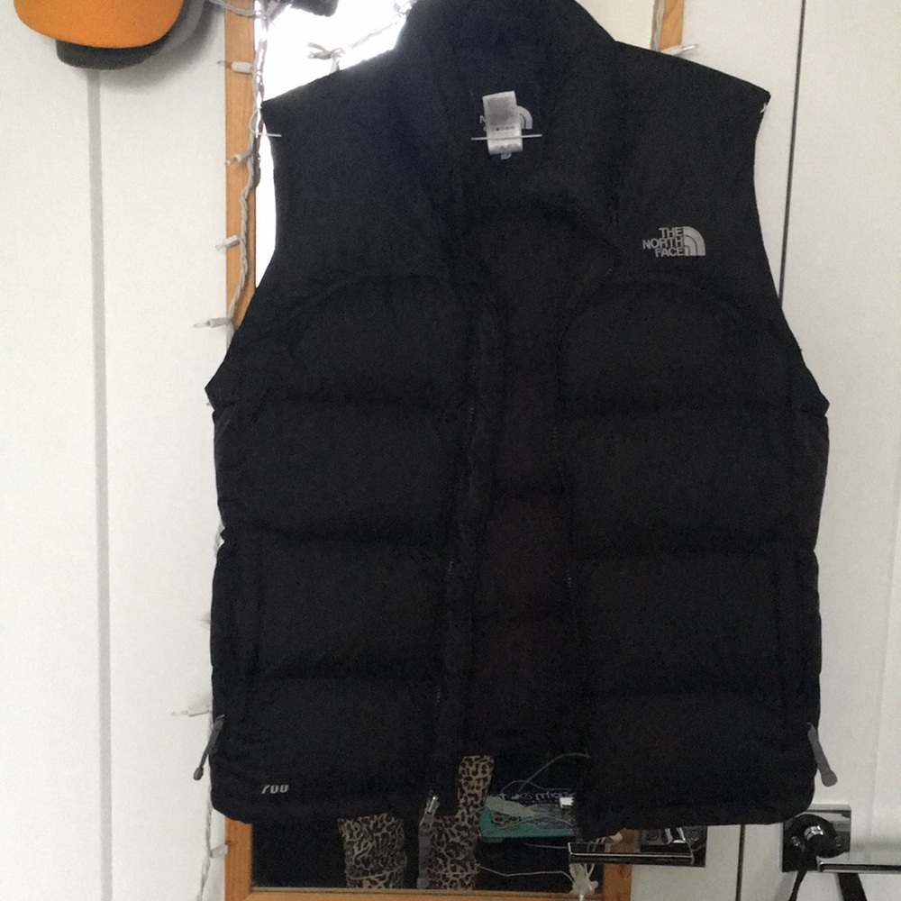 Black North Face vest